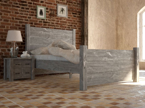 Dřevěné postele pro každý interiér